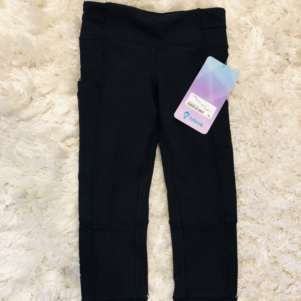Girls black leggings